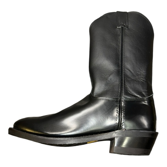 NWT JUSTIN Tobias 12" TALL WESTERN Men's western boot black - Picture 3 of 15